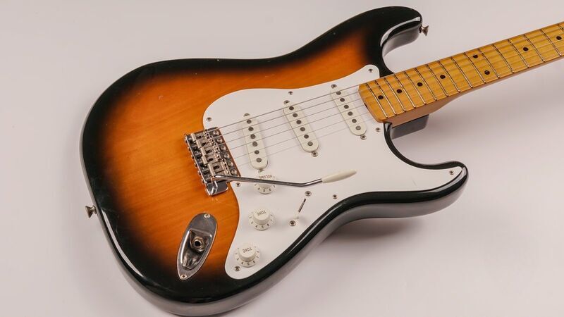 Fender Japan ST57-55 ’57 Stratocaster Reissue 1989 | 2-Tone Sunburst | Made u J | sunburst, image 2 of 5