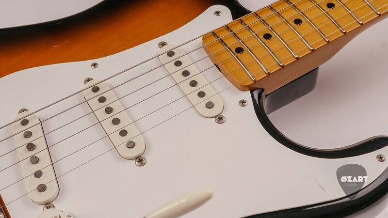 Fender Japan ST57-55 ’57 Stratocaster Reissue 1989 | 2-Tone Sunburst | Made u J | sunburst, image 3 of 5