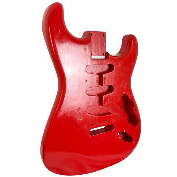Fender Japan Stratocaster Body - red Repaint | red, image 2 of 5
