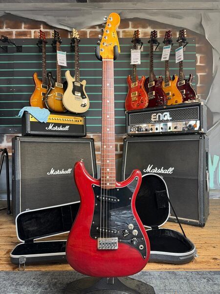Fender Lead II USA 1981/82 Wine Red Electric Guitar | wine red, image 1 of 5