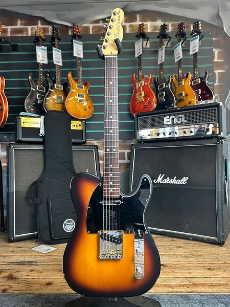 Fender Ltd Ed American Performer Timber Telecaster 2-Colour Sunburst 2024 Guitar | sunburst, image 1 of 5