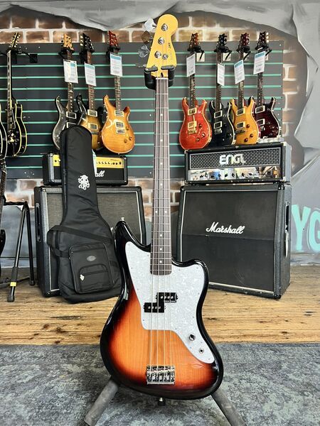 Fender Ltd Edition Mark Hoppus Jaguar Bass 3-Color Sunburst 2025 Electric Bass | sunburst, image 1 of 5