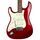Fender México лява ръка Stratocaster 2008 - Candy Apple червен | candy червено, thumbnail 1 of 5
