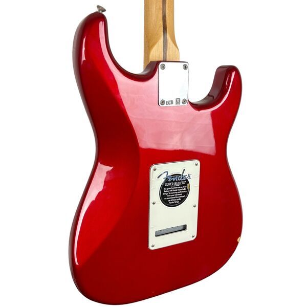 Fender México лява ръка Stratocaster 2008 - Candy Apple червен | candy червено, image 5 of 5