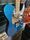 Fender J Mascis Telecaster Bottle Rocket Blue Flake 2021 Electric Gui | blue, thumbnail 3 of 5