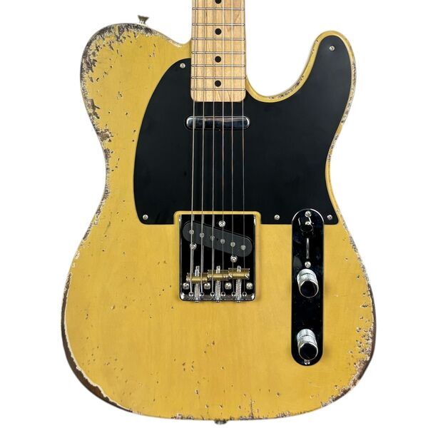 Fender MJT 50s Reissue Telecaster - Butterscotch Blonde - Heavy Relic | Heavy Relic, image 1 of 5