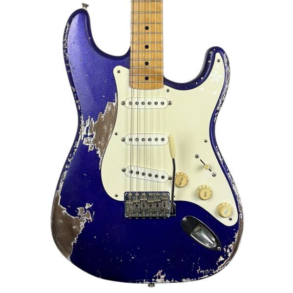 Fender MJT 50s Reissue Stratocaster - Purple Metallic - Heavy Relic | Heavy Relic, image 1 of 5