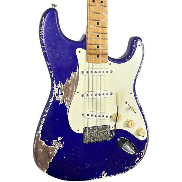 Fender MJT 50s Reissue Stratocaster - Purple Metallic - Heavy Relic | Heavy Relic, image 2 of 5