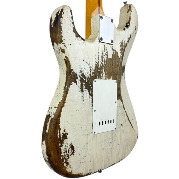 Fender MJT 50s Reissue Stratocaster - Vintage White - Heavy Relic | Heavy Relic, image 4 of 4