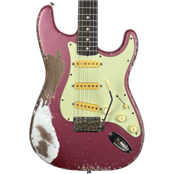 Fender MJT 60s Reissue Stratocaster - Burgundy Mist - Heavy Relic | Heavy Relic, image 1 of 5