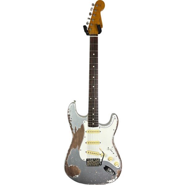 Fender MJT 60s Reissue Stratocaster - Inca Silver - Heavy Relic | Heavy Relic, image 3 of 5