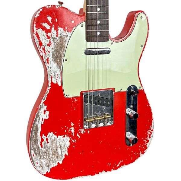 Fender MJT 60s Reissue Telecaster - Fiesta Red - Heavy Relic | Heavy Relic, image 2 of 5