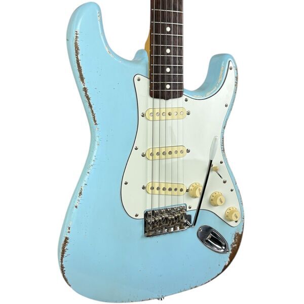 Fender MJT 62 Reissue Stratocaster - Sonic Blue - Heavy Relic | Heavy Relic, image 1 of 4