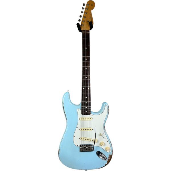 Fender MJT 62 Reissue Stratocaster - Sonic Blue - Heavy Relic | Heavy Relic, image 2 of 4