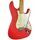 Fender MJT Stratocaster 1993-1994 2009 - See Thru Fiesta red - Heavy Relic | red relic, thumbnail 2 of 5