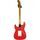 Fender MJT Stratocaster 1993-1994 2009 - See Thru Fiesta red - Heavy Relic | red relic, thumbnail 4 of 5