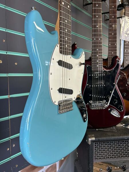 Fender Player II Mustang Aquatone Blue 2024 Electric Guitar | blue, image 3 of 5