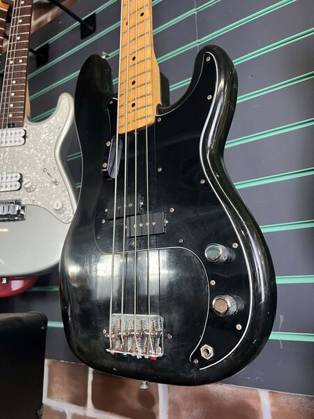Fender Precision Bass Black 1978 Vintage Electric Bass Guitar | Black Vintage, image 5 of 5