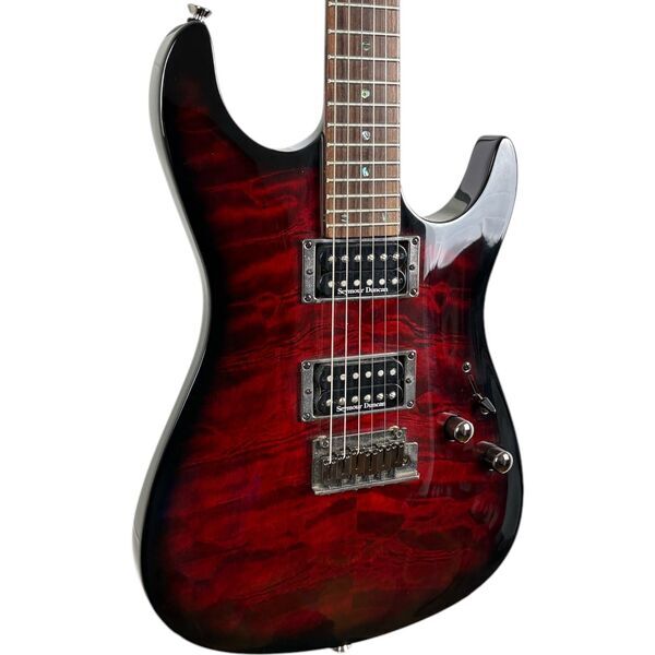Fender Showmaster Stratocaster 2005 | black cherry burst, image 2 of 5