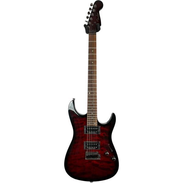 Fender Showmaster Stratocaster 2005 | black cherry burst, image 3 of 5