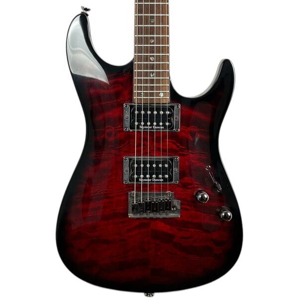 Fender Showmaster Stratocaster 2005 | black cherry burst, image 1 of 5