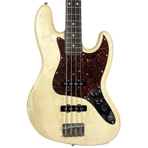 Fender Squier Series Jazz Bass - CS MOD - Vintage White | Vintage White, image 1 of 5
