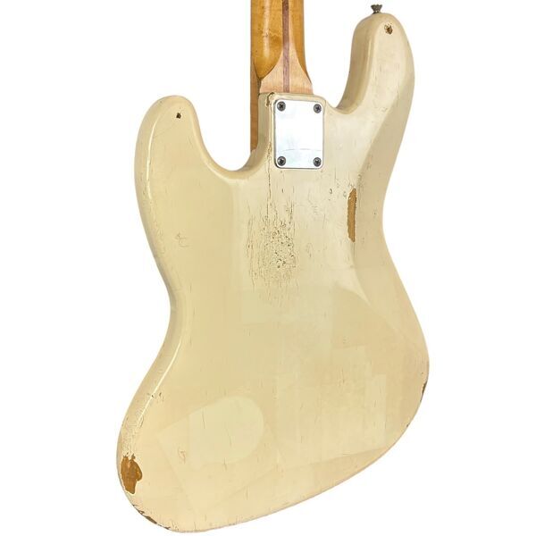 Fender Squier Series Jazz Bass - CS MOD - Vintage White | Vintage White, image 5 of 5