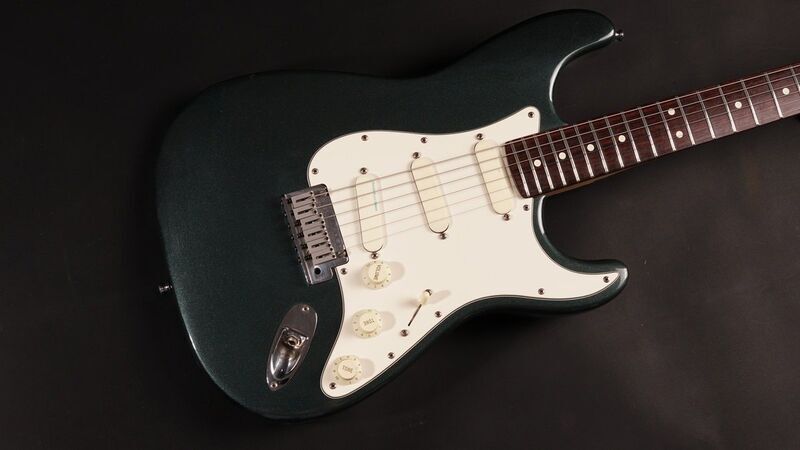 Fender Strat Plus Deluxe 1988 Gun Metal Blue | blue, image 2 of 5