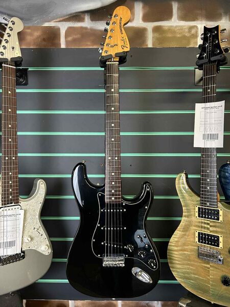 Fender Stratocaster Black 1980 CBS Era Vintage Electric Guitar | Black Vintage, image 2 of 5