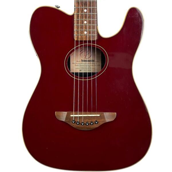 Fender Telecoustic 2000 - Candy Apple Red | candy red, image 1 of 5