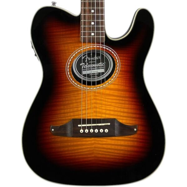 Fender Telecoustic 2014 | flame maple sunburst, image 1 of 5