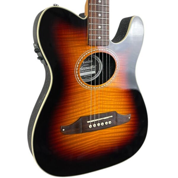 Fender Telecoustic 2014 | flame maple sunburst, image 2 of 5