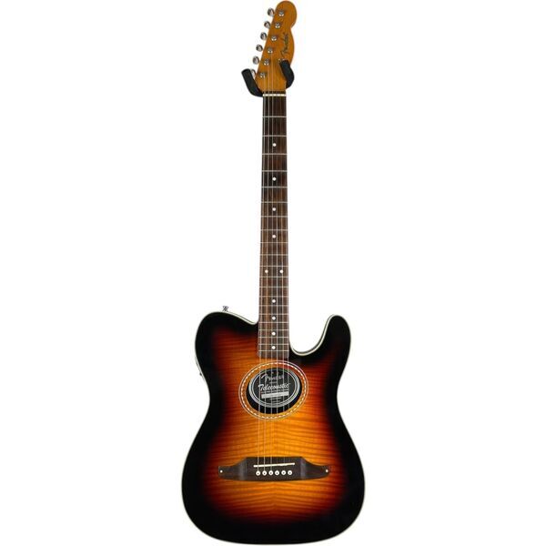 Fender Telecoustic 2014 | flame maple sunburst, image 3 of 5