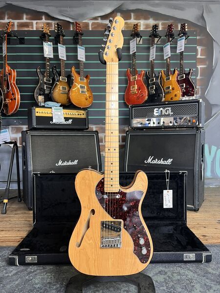 Fender Thinline Telecaster Natural 2001 Semi-Hollow Electric Guitar | Natural, image 1 of 5