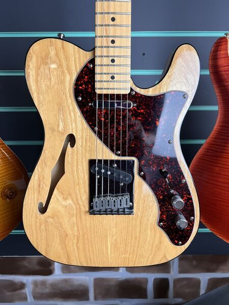 Fender Thinline Telecaster Natural 2001 Semi-Hollow Electric Guitar | Natural, image 4 of 5