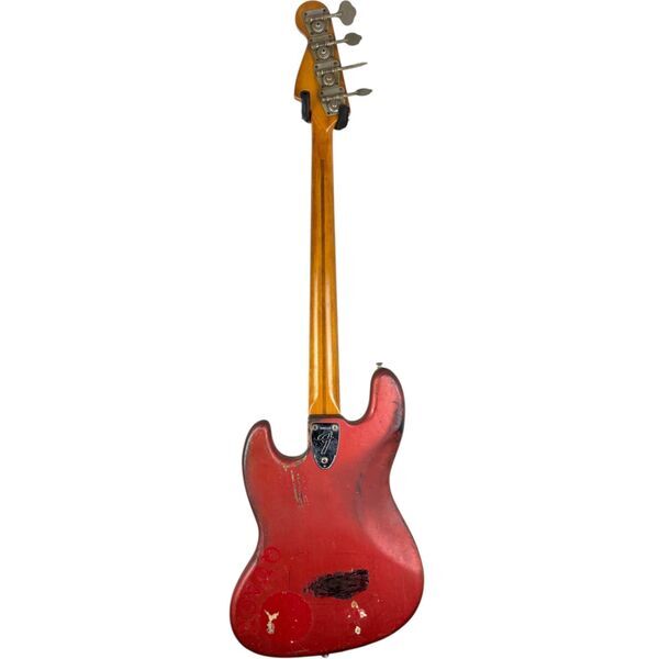 Fender USA Jazz бас 1976 - червен Repaint | червено, image 4 of 5