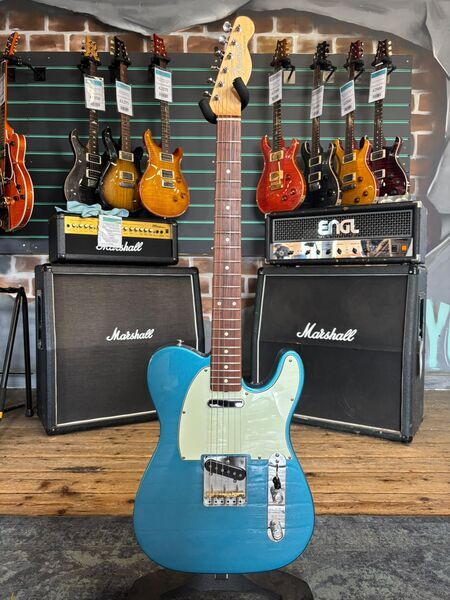 Fender Vintera '60s Modified Telecaster Lake Placid Blue 2020 Electric Guitar | blue, image 1 of 5