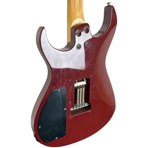 Fernandes Japan FGZ-420 Superstrat 1997-2003 - transparent red quilt | red quilt, image 5 of 5