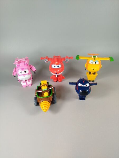 Figuren Set - Super Wings transformierbare Flugzeuge | multicolored 2