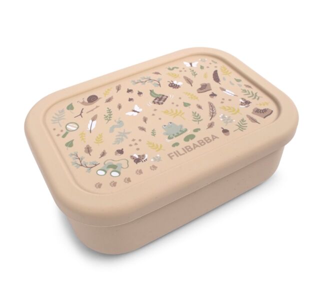 FILIBABBA Silicone Lunch Box - Little Wonders | pink, image 1 of 4