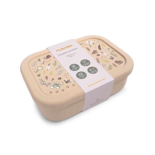 FILIBABBA Silicone Lunch Box - Little Wonders | pink, image 4 of 4