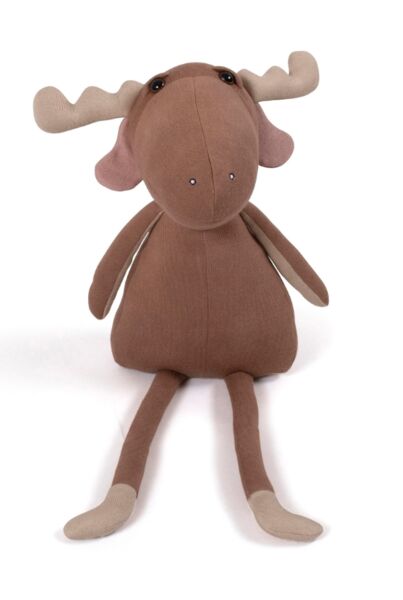 FILIBABBA Kuscheltier - Milo der Elch Brownie | braun, image 1 of 4