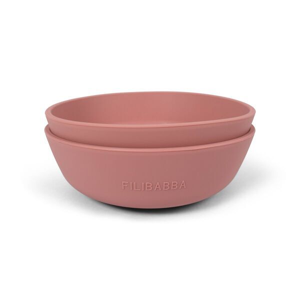 FILIBABBA Ciotola in silicone confezione da 2 - Rosa | rosa, image 2 of 5