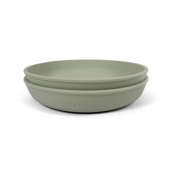 FILIBABBA Piatti in silicone confezione da 2 - Verde | verde, image 2 of 3