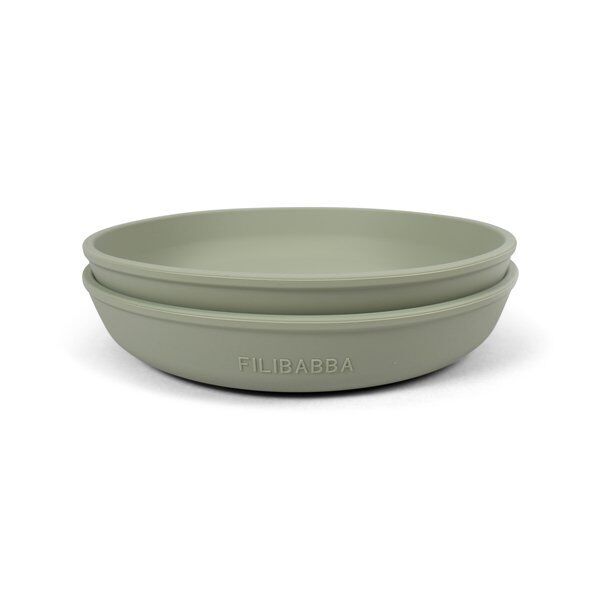 FILIBABBA Piatti in silicone confezione da 2 - Verde | verde, image 3 of 3
