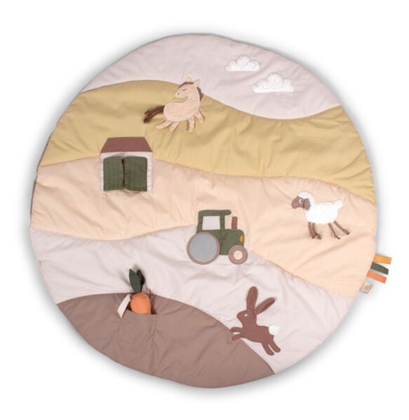 FILIBABBA game- and play mat - Mein großer farm | beige, image 1 of 4