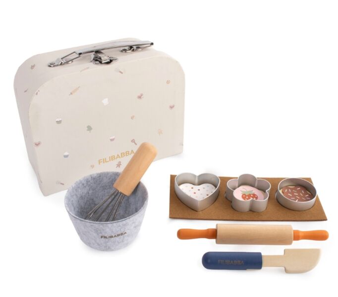 FILIBABBA Spielkoffer - Backset aus Holz | mehrfarbig, image 1 of 4