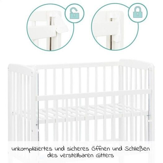 Fillikid Beistellbett Nino | 90 x 45 cm | white 3