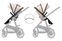 Fillikid Jaguar Kinderwagenset | beige thumbnail 3/5