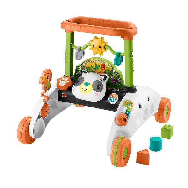 Fisher-Price Двустранна проходилка за бутане във формата на кола | многоцветен, image 1 of 3